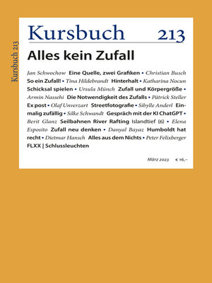 cover image of Kursbuch 213